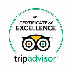 Trip Advisor Certificate of Excellence 2018